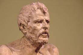 Lucio Anneo Séneca. Busto de Lucio Anneo Séneca