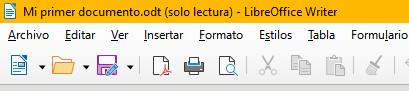 Ventana del documento