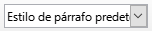 Elegir título en la barra de herrmientas